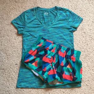 Activewear workout outfit set